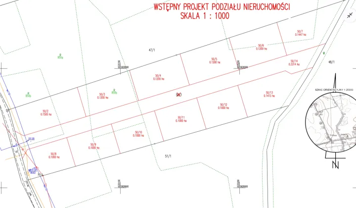 Działka budowlana Czołówek Szybka