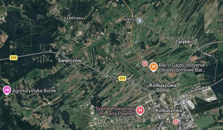 Działka budowlana Kolbuszowa Dolna, ul. Łąkowa