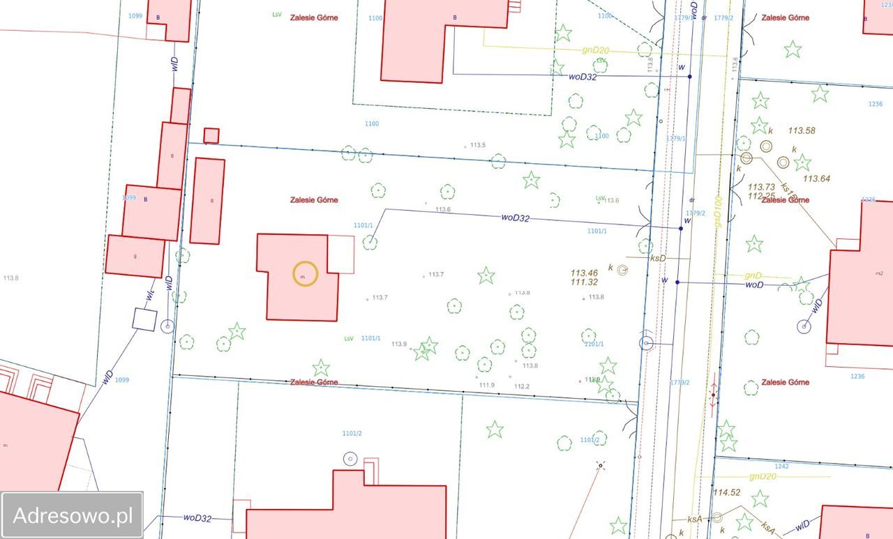 Działka budowlana Zalesie Górne, ul. Jałowcowa. Zdjęcie 2
