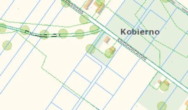 Działka rolna Kobierno