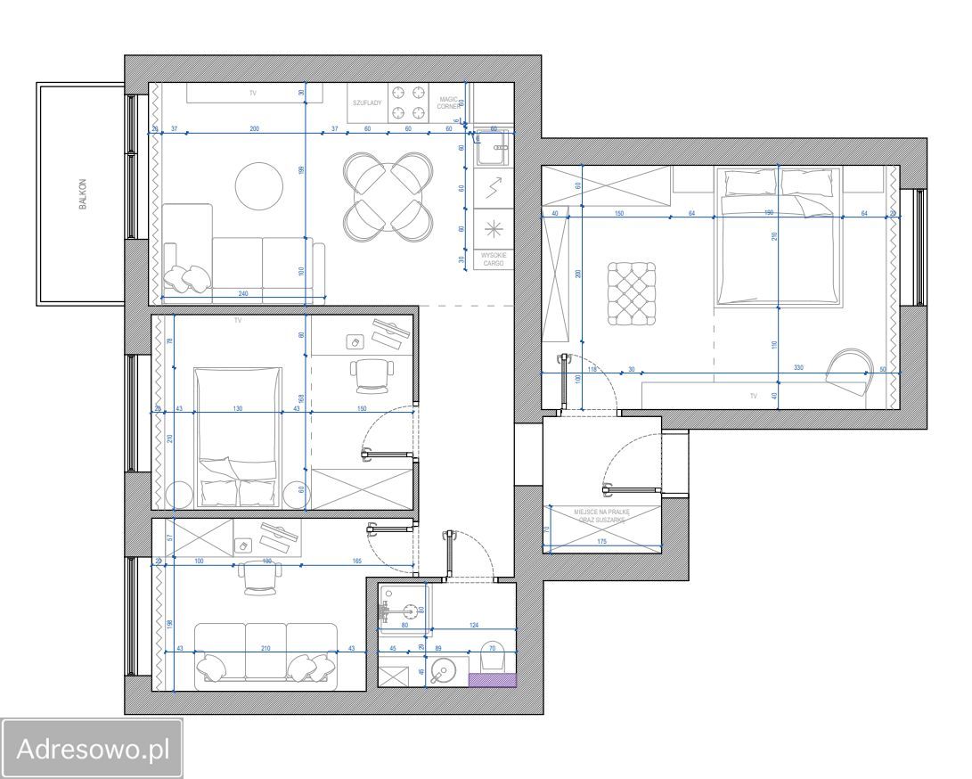 Mieszkanie 4-pokojowe Wrocław Stare Miasto, pl. Legionów. Zdjęcie 19