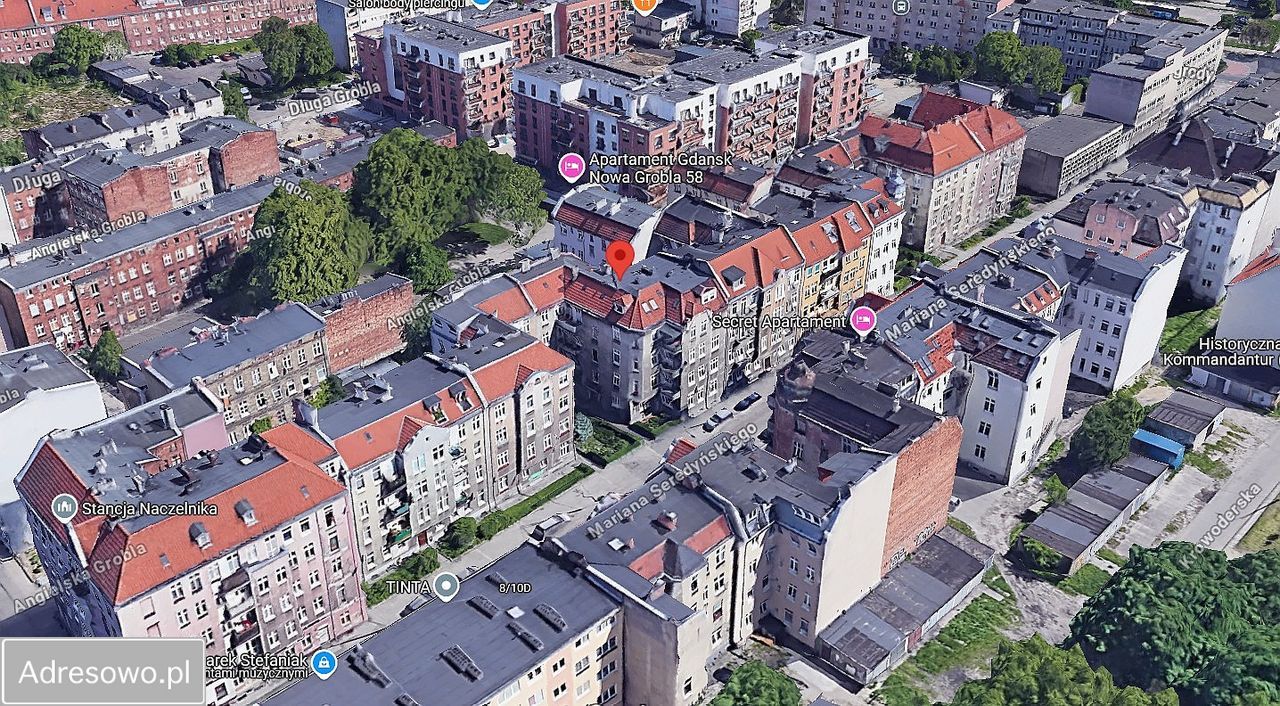 Mieszkanie 4-pokojowe Gdańsk Śródmieście, ul. Mariana Seredyńskiego