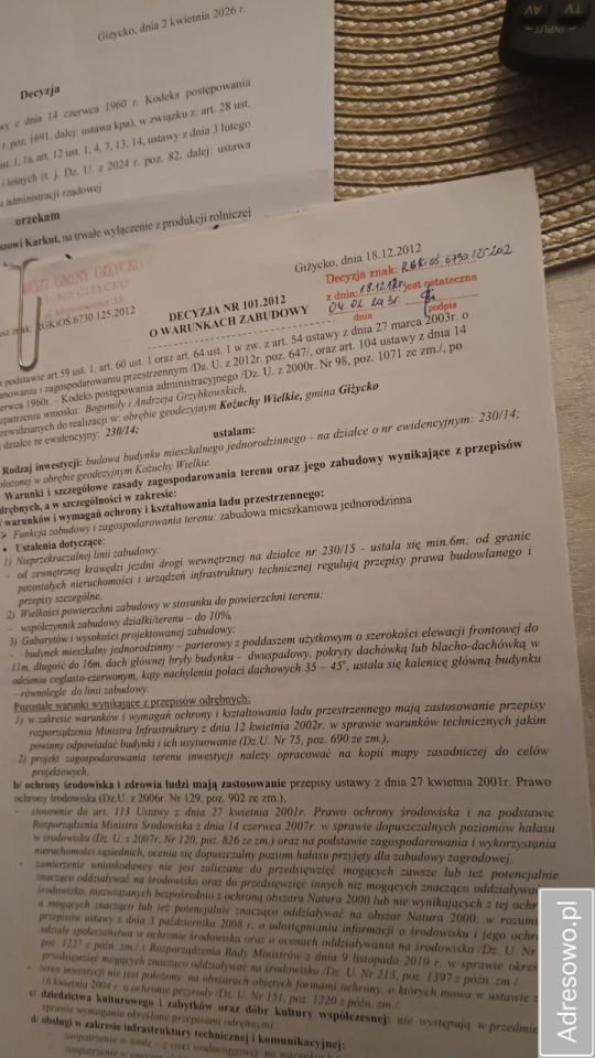 Działka rolno-budowlana Kożuchy Wielkie. Zdjęcie 9