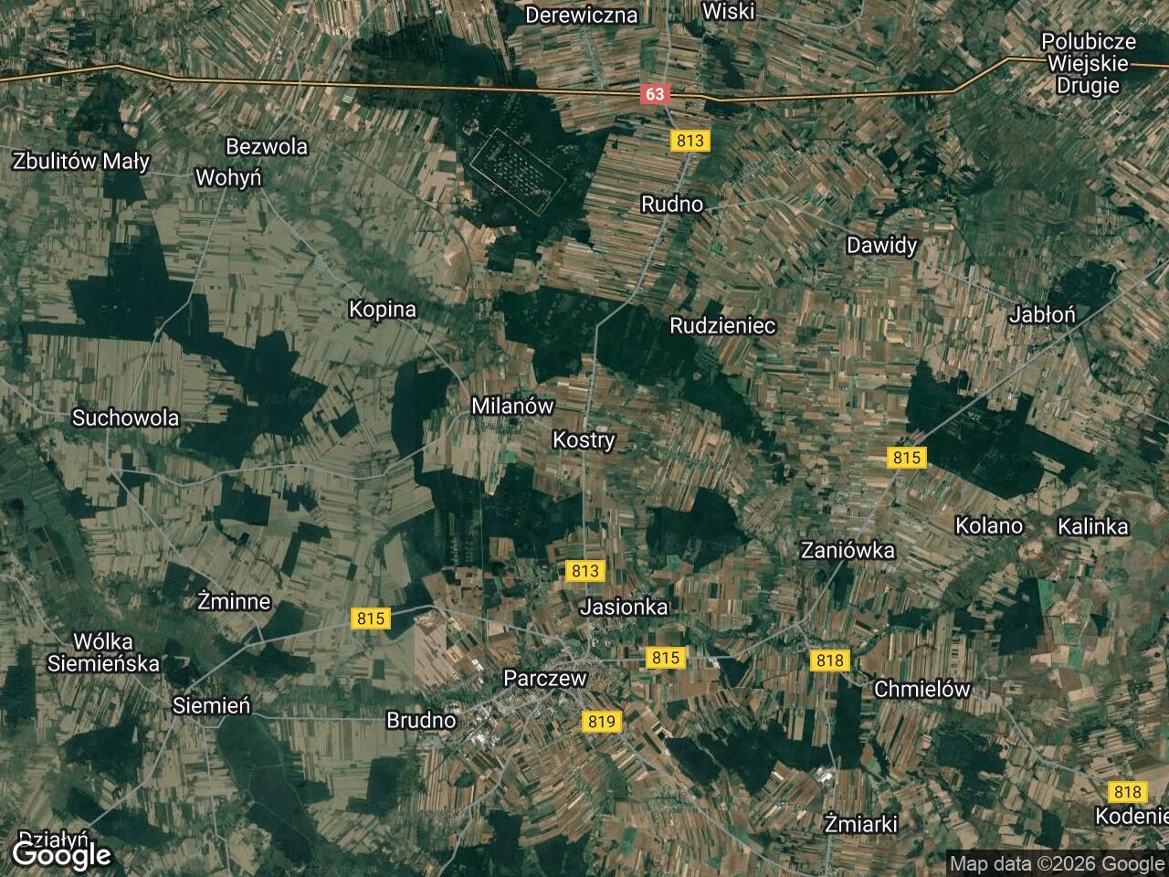 Działka rolna Kostry