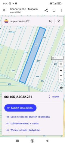 Działka rolna Wólka Świątkowa. Zdjęcie 1