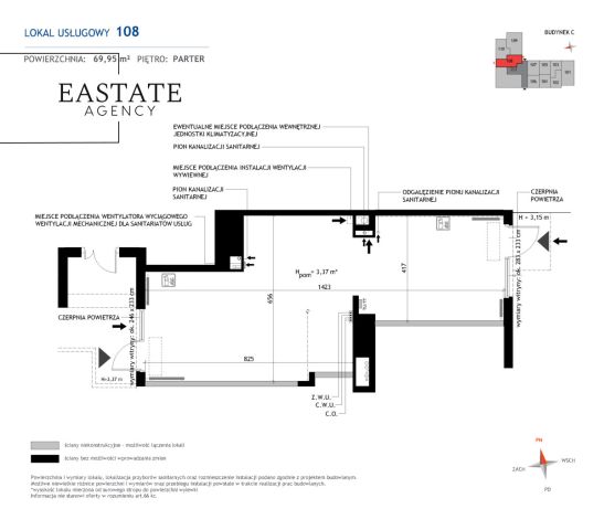 Lokal Gdańsk Morena, ul. Wojciecha Kiedrowskiego. Zdjęcie 2