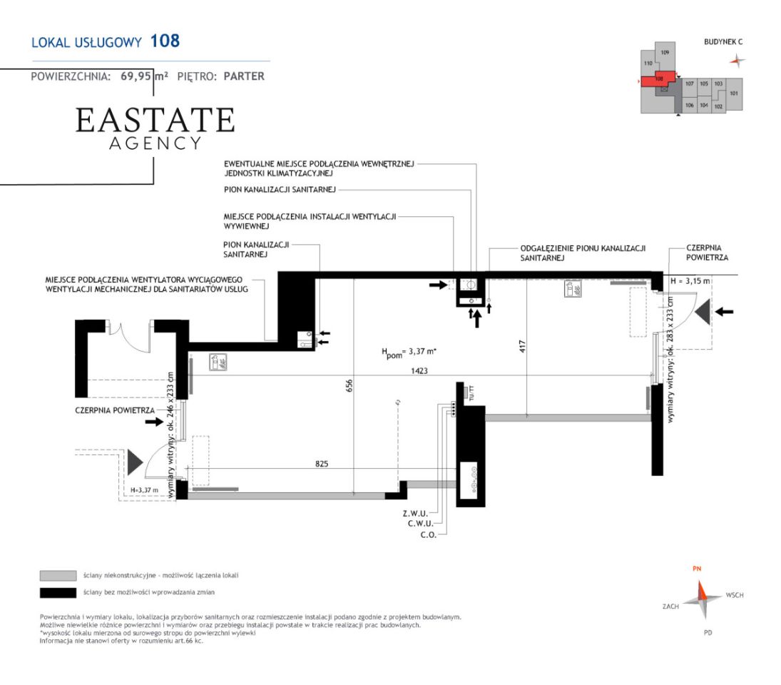 Lokal Gdańsk Morena, ul. Wojciecha Kiedrowskiego. Zdjęcie 2
