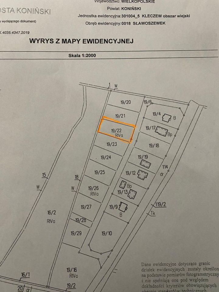 Działka budowlana Sławoszewek. Zdjęcie 4