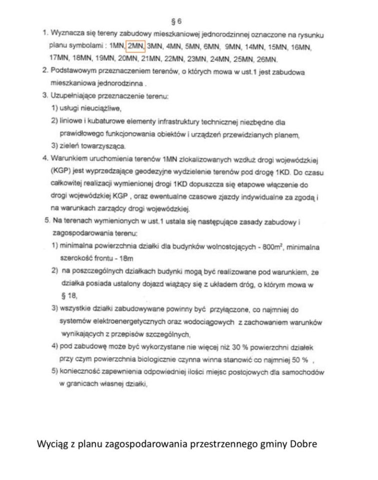 Działka budowlana Dobre, ul. Szkolna. Zdjęcie 6