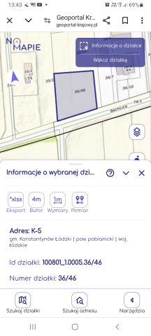 Działka budowlana Konstantynów Łódzki Bechcice. Zdjęcie 1