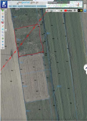 Działka budowlana Sędziszów, ul. Rajska. Zdjęcie 1