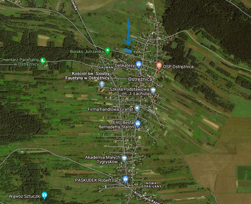 Działka budowlana Ostrężnica, ul. Polna. Zdjęcie 3