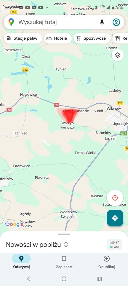 Działka rolno-budowlana Warzyn Pierwszy. Zdjęcie 5