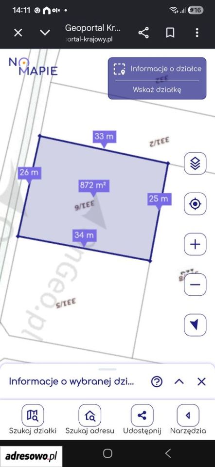 Działka budowlana Iwiny. Zdjęcie 5