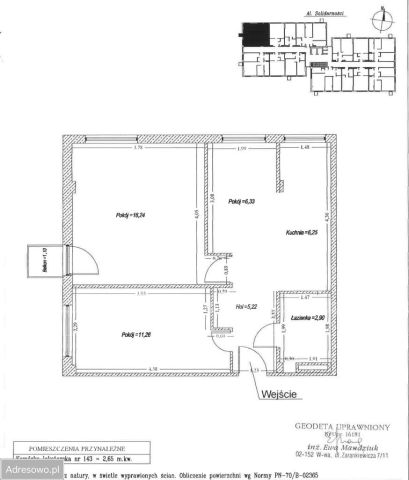 Mieszkanie 2-pokojowe Warszawa Wola, al. "Solidarności". Zdjęcie 18