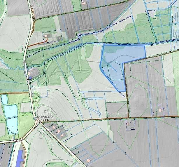 Działka rolna Studzianki