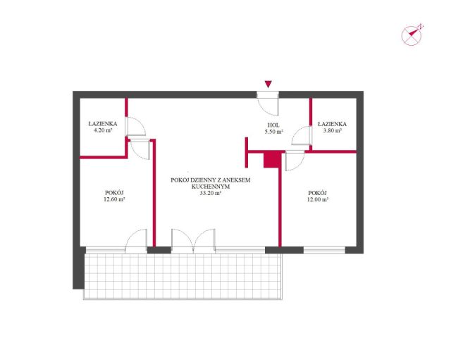 Mieszkanie 3-pokojowe Gdynia Mały Kack, ul. Strzelców. Zdjęcie 21