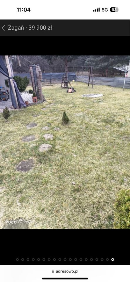 Działka rod Żagań, ul. Starowiejska. Zdjęcie 4