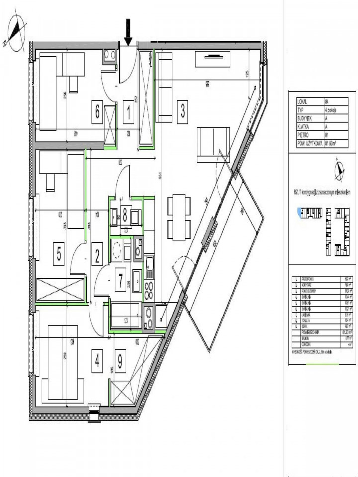 Mieszkanie 4-pokojowe Pruszków Centrum, Prusa. Zdjęcie 9