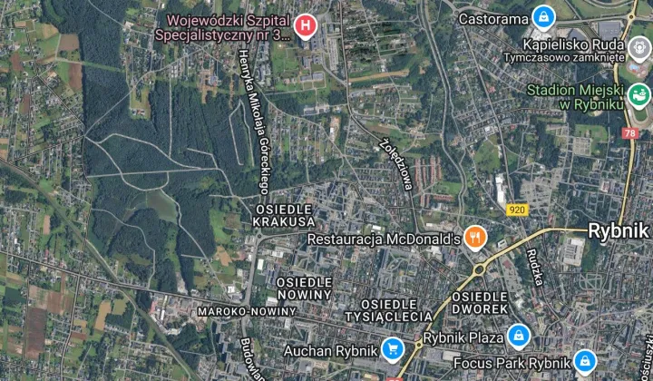 Mieszkanie 3-pokojowe Rybnik Maroko-Nowiny, ul. Wawelska