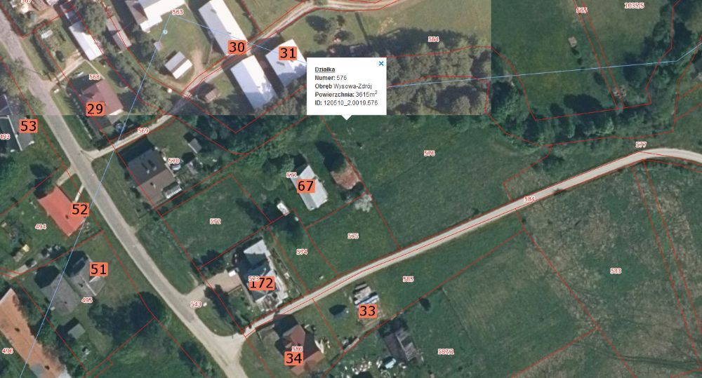 Działka budowlana Wysowa-Zdrój. Zdjęcie 4