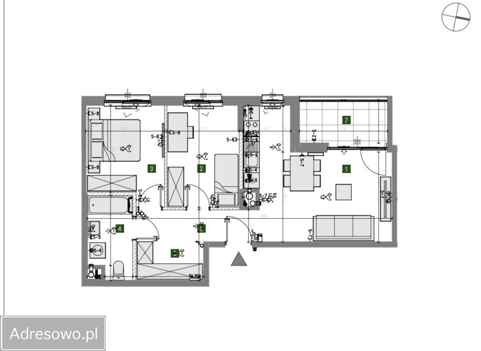 Mieszkanie 3-pokojowe Warszawa Włochy, ul. Równoległa. Zdjęcie 5