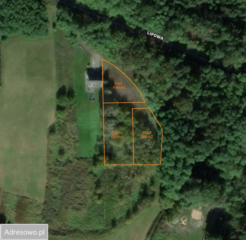 Działka budowlana Zabór, ul. Jaśminowa. Zdjęcie 1