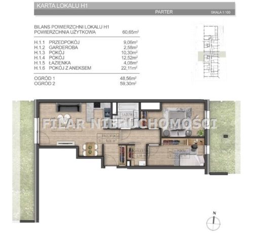Mieszkanie 3-pokojowe Lubin Centrum. Zdjęcie 5