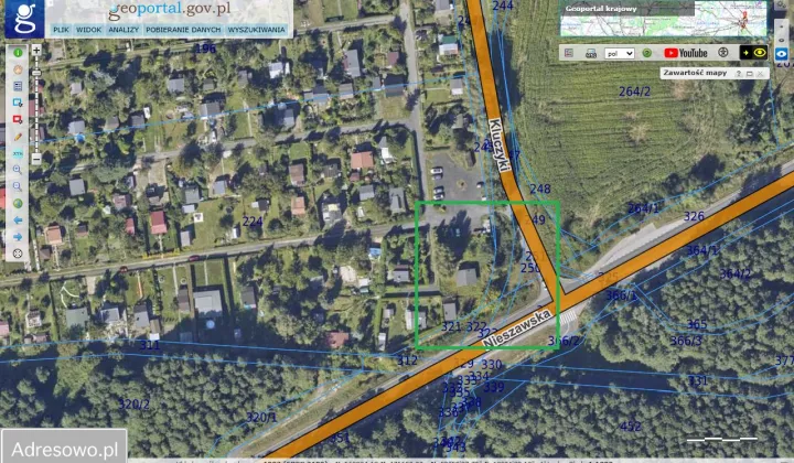 Działka rod Toruń Piaski, ul. Kluczyki