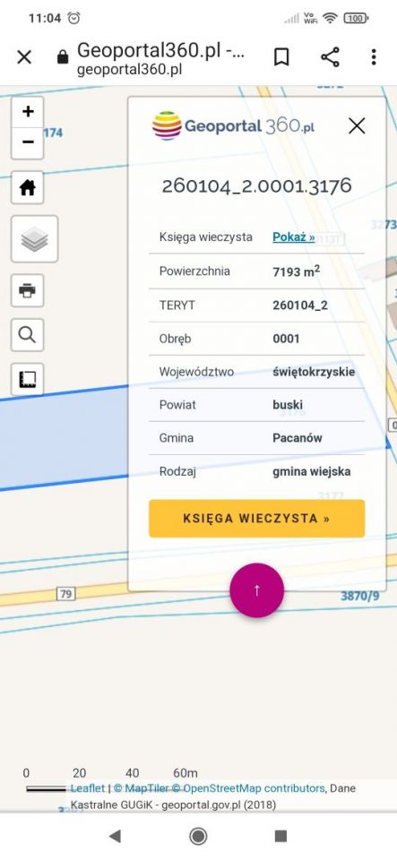 Działka inwestycyjna Biechów. Zdjęcie 4