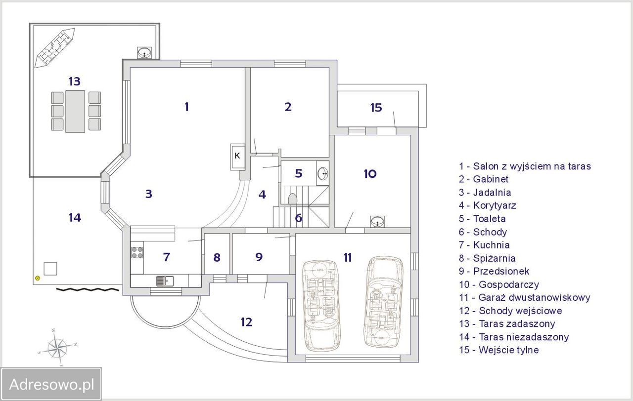 dom wolnostojący, 5 pokoi Sadowa, Ulica. Zdjęcie 15