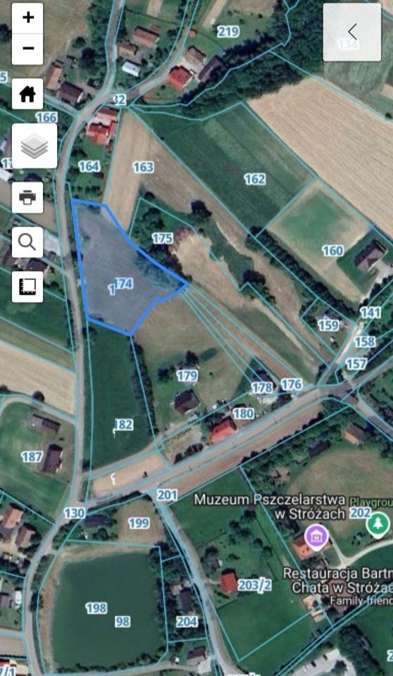 Działka budowlana Stróże