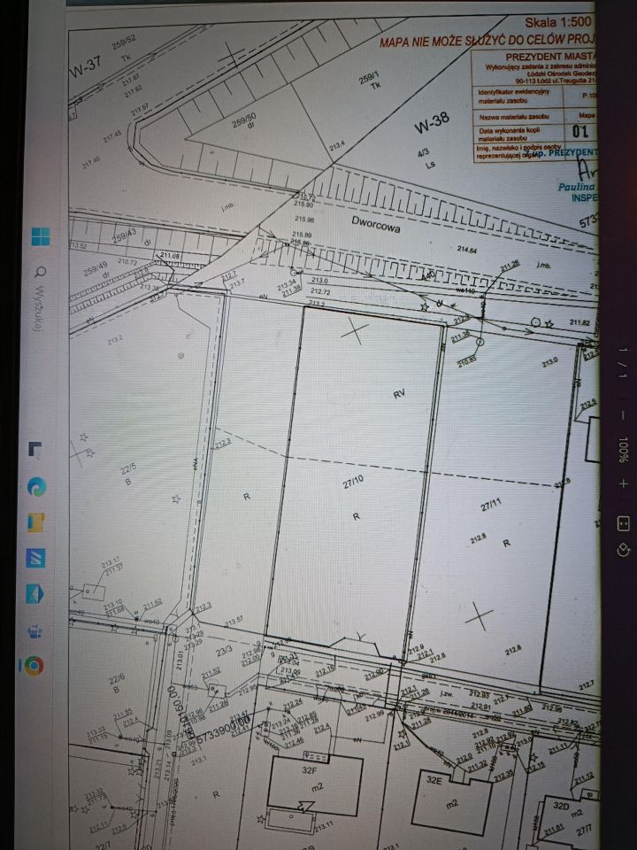 Działka budowlana Łódź Feliksin, ul. Dworcowa. Zdjęcie 1