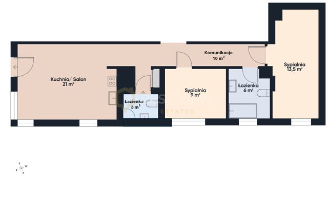 Mieszkanie 3-pokojowe Józefosław, ul. Geodetów. Zdjęcie 14