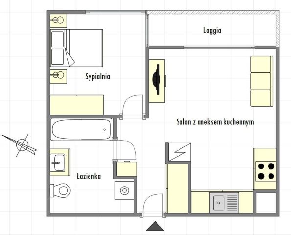 Mieszkanie 2-pokojowe Warszawa Ursus, ul. Herbu Oksza. Zdjęcie 13