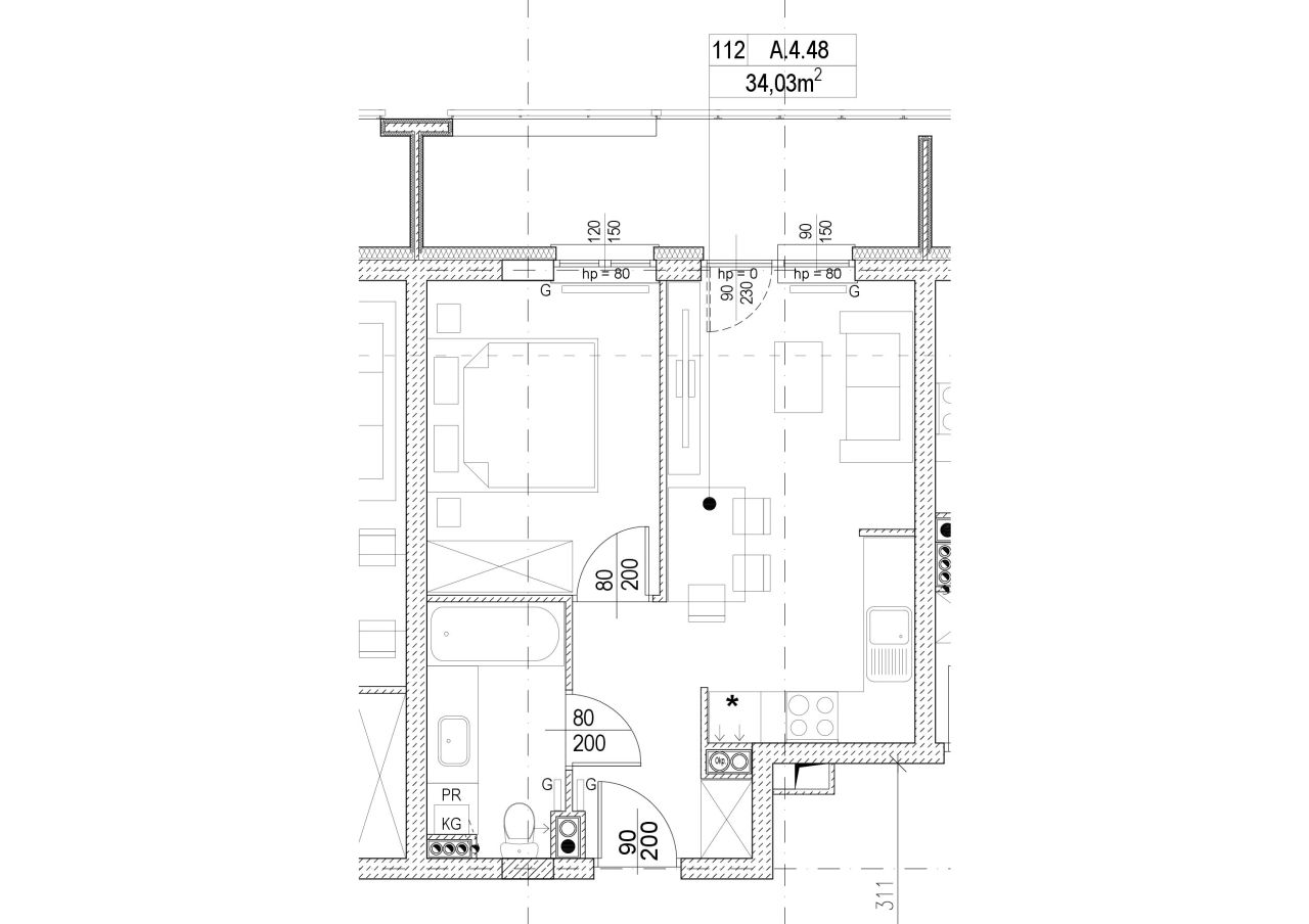 Mieszkanie 2-pokojowe Węgrów, ul. Karola Szamoty. Zdjęcie 7