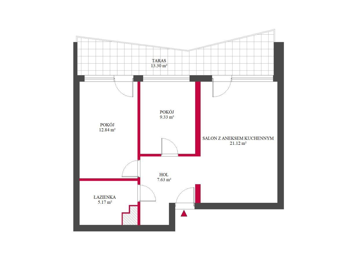 Mieszkanie 3-pokojowe Opole Kolonia Gosławicka, ul. Ozimska. Zdjęcie 16
