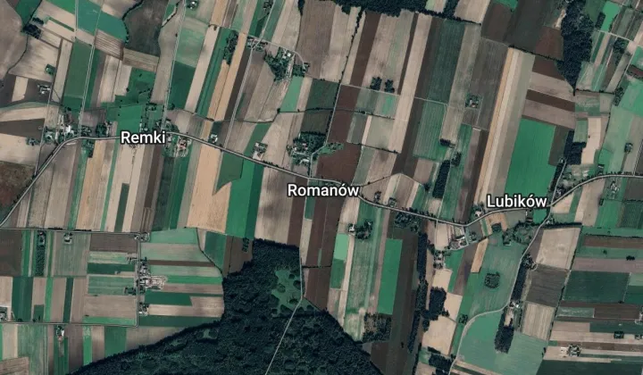 Działka rolna Romanów