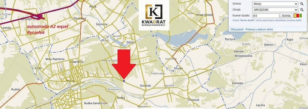 Działka budowlana Grodzisk, ul. Mazowiecka. Zdjęcie 2