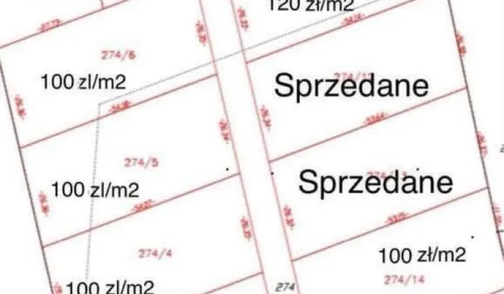Działka budowlana Gutowiec, ul. Brzozowa