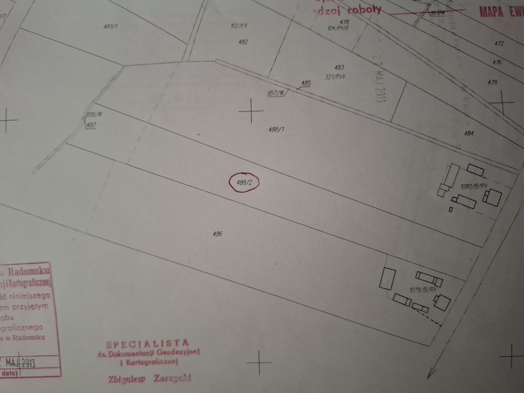 Działka rolno-budowlana Piaski, ul. Gidelska. Zdjęcie 2