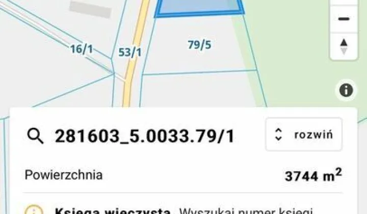 Działka rolna Turośl