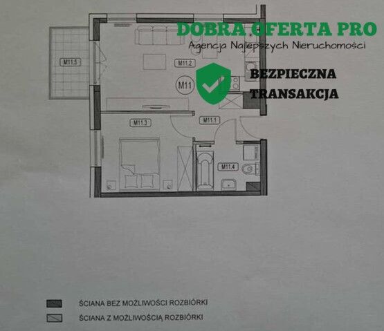 Mieszkanie 2-pokojowe Gdańsk Zabornia, ul. Ujeścisko. Zdjęcie 9