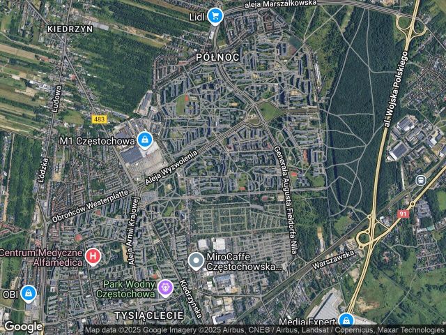 Mieszkanie 3-pokojowe Częstochowa Północ, ul. Baczyńskiego. Zdjęcie 1