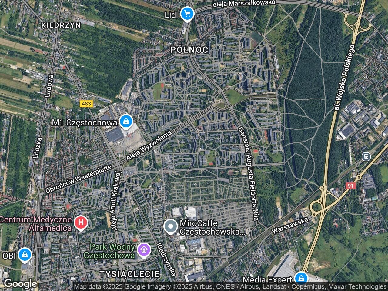 Mieszkanie 3-pokojowe Częstochowa Północ, ul. Baczyńskiego