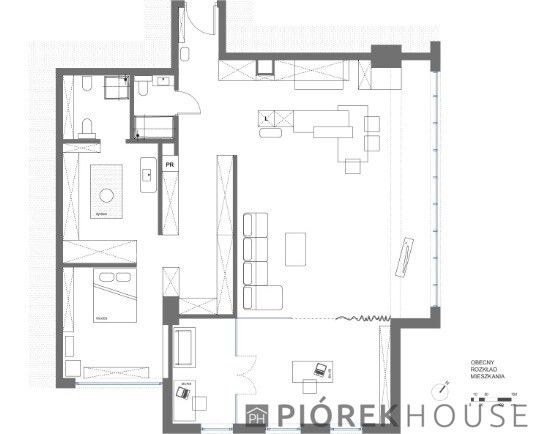 Mieszkanie 3-pokojowe Warszawa Śródmieście, ul. Jana Pawła II. Zdjęcie 19