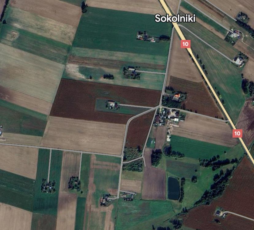 Działka rolna Sokolniki