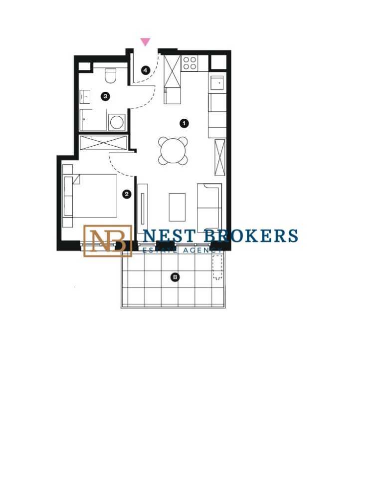 Mieszkanie 2-pokojowe Kraków Czyżyny, ul. Sołtysowska. Zdjęcie 11