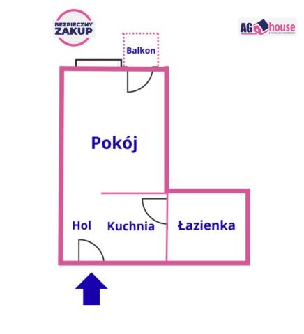 Mieszkanie 1-pokojowe Gdańsk Żabianka, ul. Pomorska. Zdjęcie 7