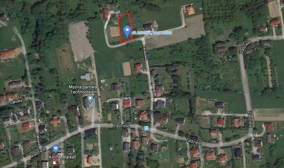 Działka budowlana Gaj, ul. Kwiatowa
